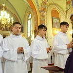 Błogosławieństwo nowych lektorów w Biegonicach