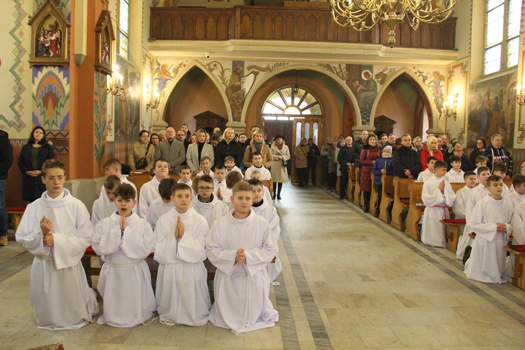 Błogosławieństwo nowych lektorów w Biegonicach