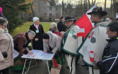  Rabka-Zdrój. Górale zaprotestowali przeciw edukacji seksualnej