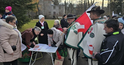  Rabka-Zdrój. Górale zaprotestowali przeciw edukacji seksualnej