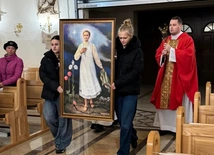 Bł. Karolina w parafii w Lipie