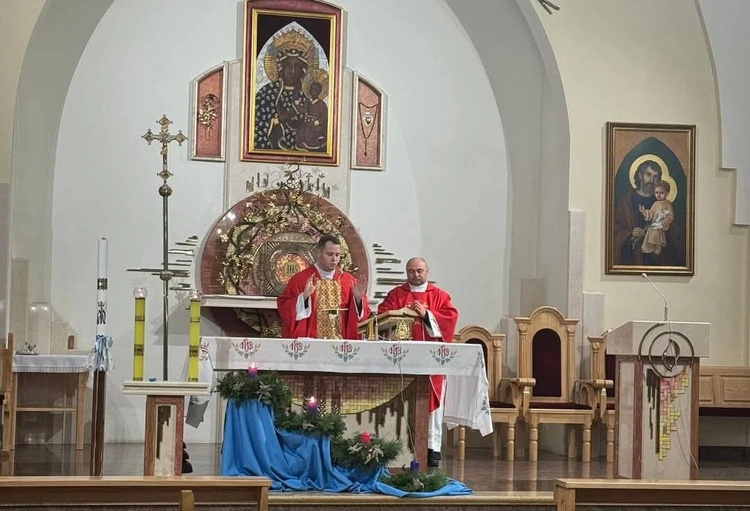 Bł. Karolina w parafii w Lipie