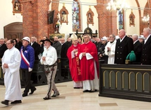 Msza w intencji górników w kościele Świętej Rodziny.