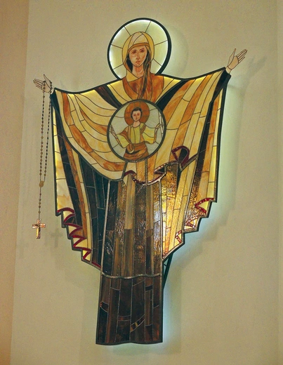 U skoczowskiej Bogurodzicy spotkają się pasjonaci śpiewu (wizerunek w ołtarzu głównym kościoła).