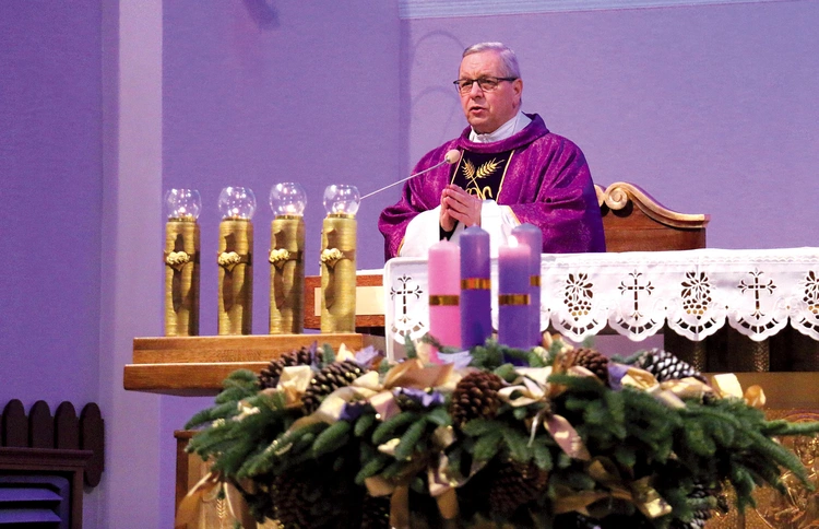 Mszy Świętej przewodniczył ks. Roman Adamczyk.