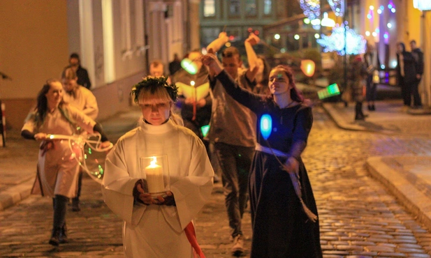 Tradycyjny pochód św. Łucji.