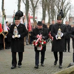 Uroczystość przy krzyżu internowanych