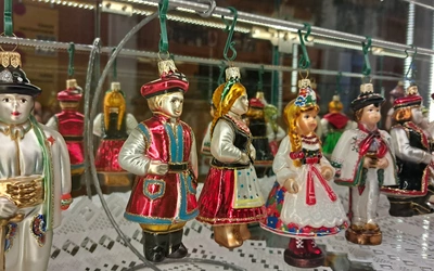 Kolekcja bombek choinkowych Bożeny Miłoś.