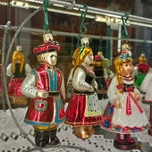 Kolekcja bombek choinkowych Bożeny Miłoś.