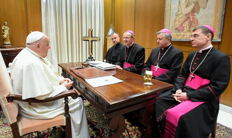 Abp Józef Kupny na prywatnej audiencji u papieża Franciszka
