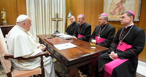 Prezydium KEP u papieża Franciszka