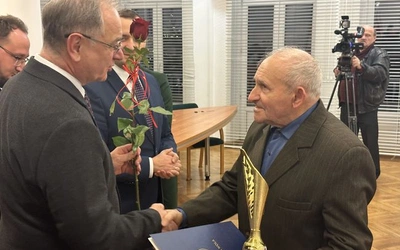 Wśród nagrodzony był też Stanisław Anioł.