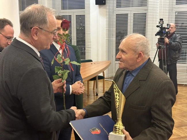 Wśród nagrodzony był też Stanisław Anioł.