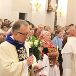 Łososina Dolna. Uroczyste wprowadzenie obrazu Matki Bożej Pocieszenia