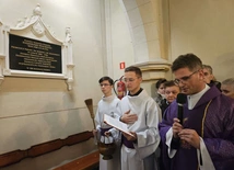 Tablica ks. Eugeniusza Wolskiego