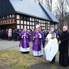 Odnowiony kościół w Raciniewie, nowa dzwonnica w Bińczu