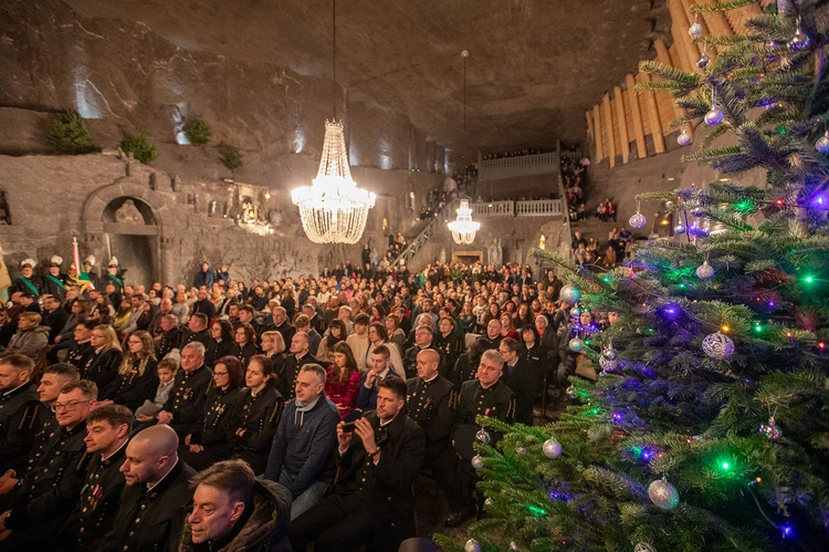 Pasterka w wielickiej kopalni 2024