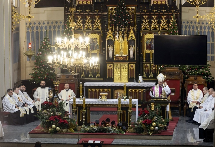 Nieszpory w kościele pod wezwaniem Św. Wojciecha w Radzionkowie.