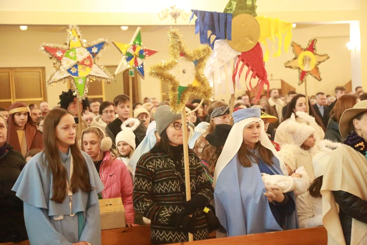 Posłanie kolędników misyjnych w Szymbarku