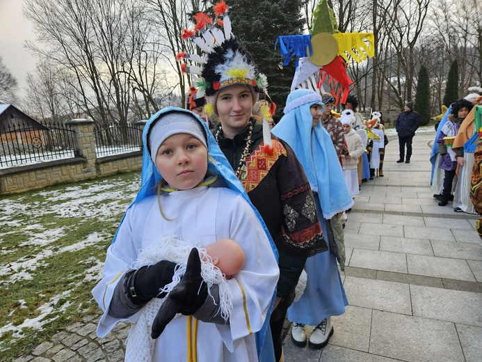 Posłanie kolędników misyjnych w Szymbarku