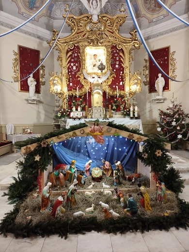 Koziebrody. Szopka bożonarodzeniowa w parafii pw. św. Jakuba