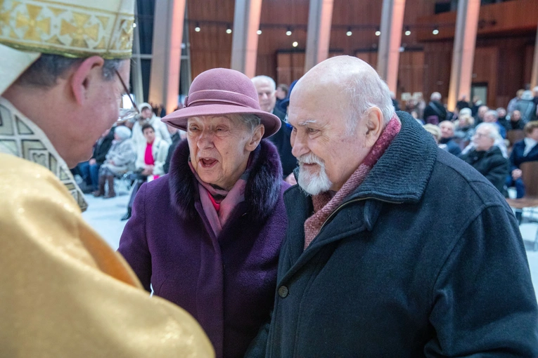 Błogosławieństwo jubilatów w Świątyni Opatrzności Bożej, cz. 1