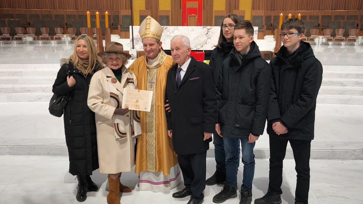 Błogosławieństwo jubilatów w Świątyni Opatrzności Bożej, cz. 1
