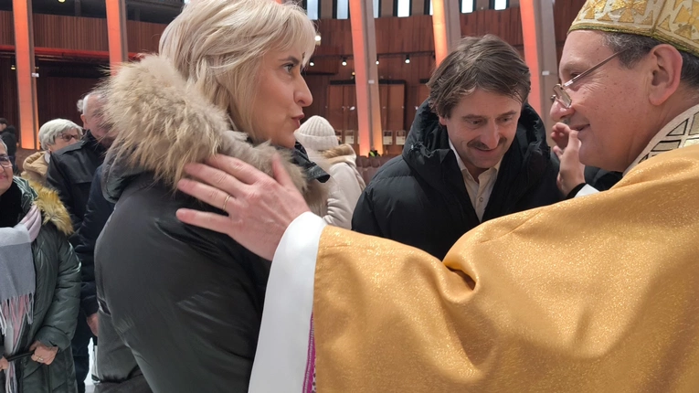 Błogosławieństwo jubilatów w Świątyni Opatrzności Bożej, cz. 1