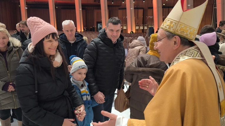 Błogosławieństwo jubilatów w Świątyni Opatrzności Bożej, cz. 1