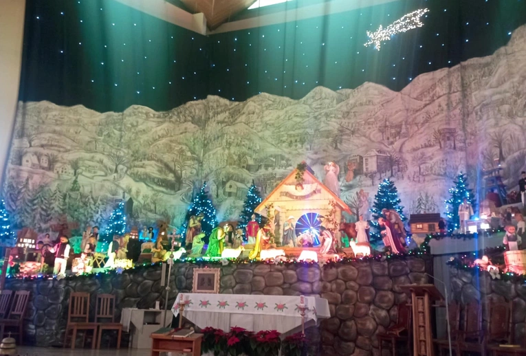 Szopka bożonarodzeniowa w Górkach Wielkich