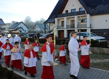 Kolędnicy misyjni w Łąkcie