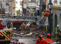 Burmistrz Cieszyna: poszukiwane są dwie osoby z zawalonej kamienicy