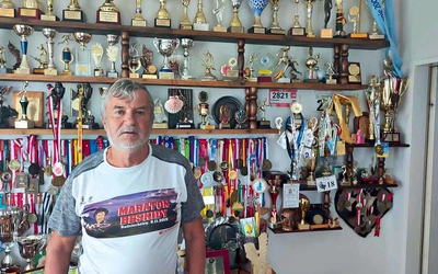 Skazany na bieganie. Edward Dudek przed zawałem ucieka na własnych nogach