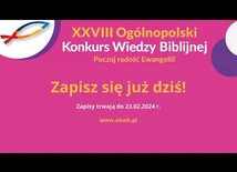 28. Ogólnopolski Konkurs Wiedzy Biblijnej | Zapisz się już dziś!.