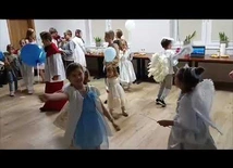 Zabawa taneczna z balonami