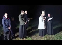 Poświęcenie placu budowy kościoła w Krępie Słupskiej