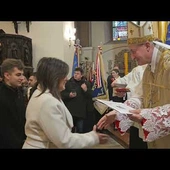 Tarnów, katedra, uroczystość Chrystusa Króla. Wręczenie medali Dei Regno servire.
