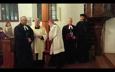 Inauguracja Wigilijnego Dzieła Pomocy Dzieciom - początek nabożeństwa