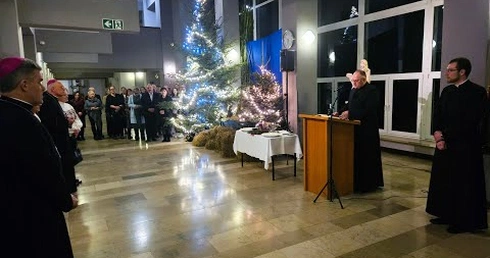 Spotkanie wigilijne w WSD w Koszalinie
