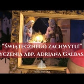 "Świątecznego zachwytu!". Życzenia bożonarodzeniowe metropolity warszawskiego abp. Adriana Galbasa