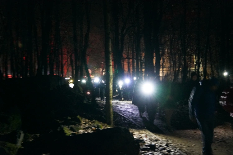Powitanie Nowego Roku na Ślęży