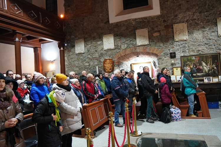 Powitanie Nowego Roku na Ślęży