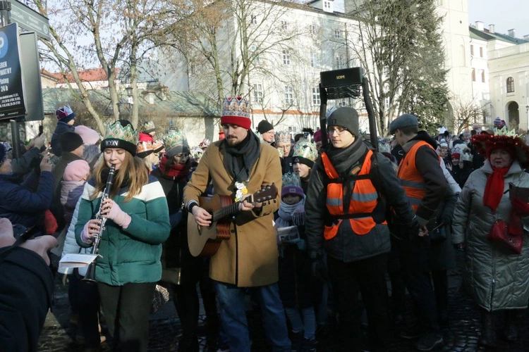 Orszak na ulicach Lublina