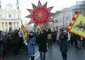 Orszak na ulicach Lublina