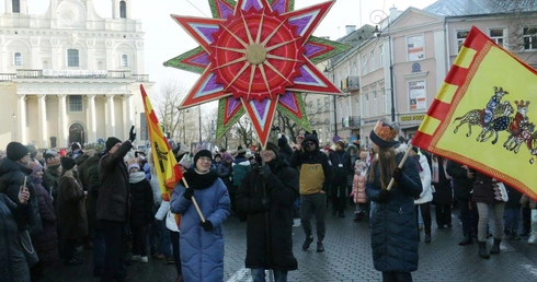 Orszak na ulicach Lublina