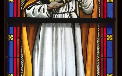 Witraże w kościołach:  św. Mikołaja w Reptach Śląskich  (557 x 95 cm, 1870 r.)… 