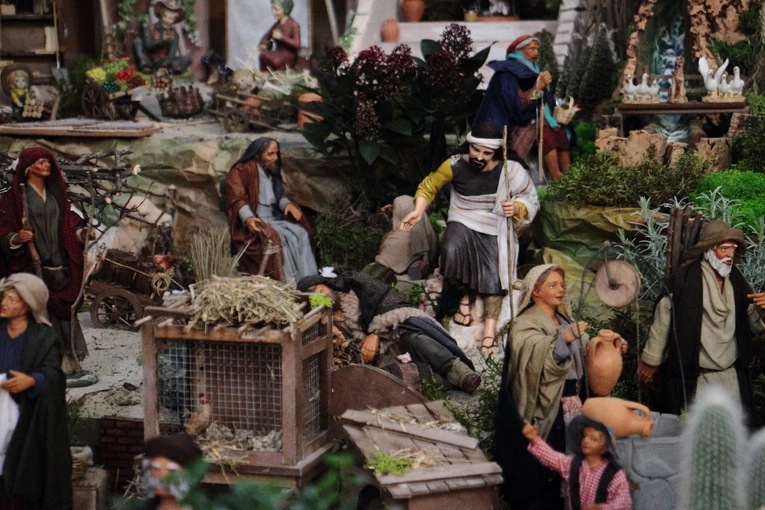 Ruchoma szopka w sanktuarium w Alwerni