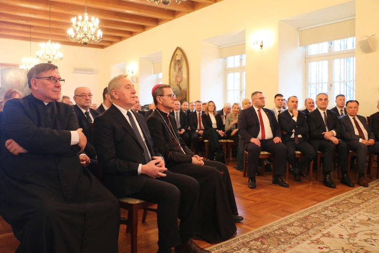 Płock. Spotkanie samorządowców u bp. Stułkowskiego
