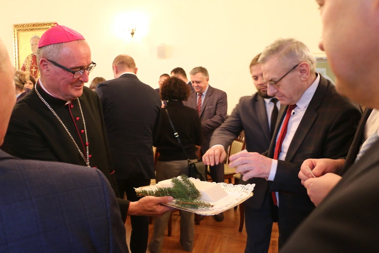 Płock. Spotkanie samorządowców u bp. Stułkowskiego