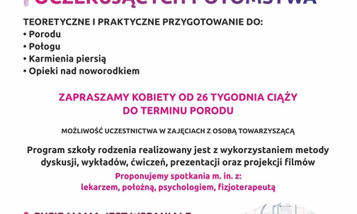 Dąbrowa Górnicza. Wystartowała Zagłębiowska Szkoła Rodzenia
